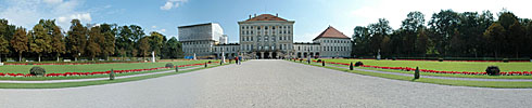 Schloss Nymphenburg Rear Courtyard